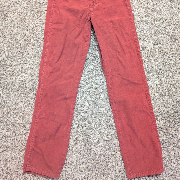 AMO NWT Red Corduroy Chloe Cropped Pants - Picture 5 of 14
